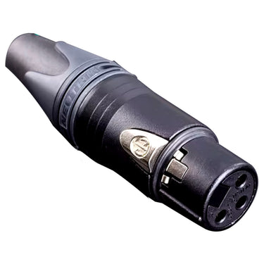 CONECTOR NEUTRIK CANON HEMBRA 3 POLOS SERIE XX CONTACTOS ORO, NC3FXX-B